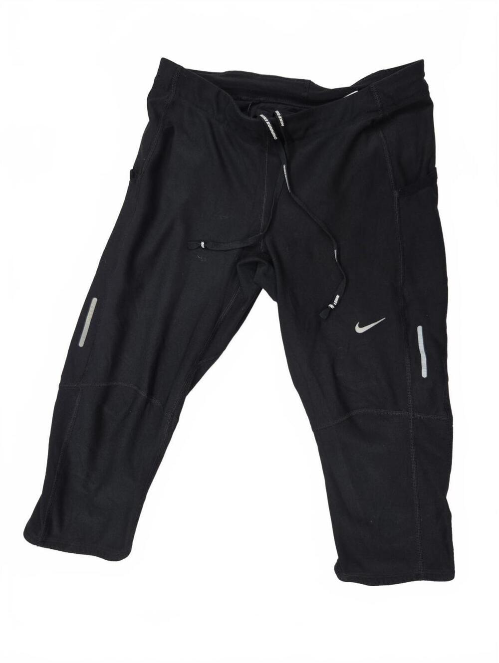 Nike Dri-FIT 3/4 Tech Running Tights Medium Black Capri Tights